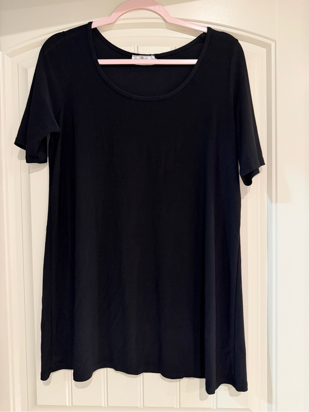Classic Black Scoop Neck Women’s Top